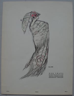 Niet of onleesbaar gesigneerd - 5 pochoirs uit 'STYL' 1922/1923 kopen? Bied vanaf 1!