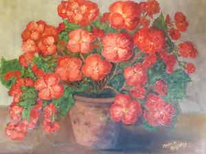 Niet of onleesbaar gesigneerd - Annie de Hoog-Nooy (1891-1971) verkocht voor € 1!