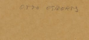 Otto Egberts - Litho, Verlaten paar - Ingelijst kopen? Bied vanaf 35!