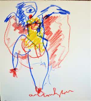 Anton Heyboer - Danseres . verkocht voor € 200!