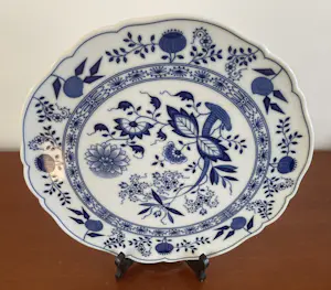 Hutschenreuther - XL bord of grill bord decor Zwiebelmuster kopen? Bied vanaf 27!