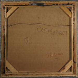 Jan Bollaert - Gemengde techniek op board, Cosmonaut - Ingelijst (Groot) kopen? Bied vanaf 1!