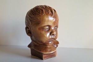Niet of onleesbaar gesigneerd - Atelier Gebroeders van Paridon - Set Kinderkopjes / Bustes - Gemerkt kopen? Bied vanaf 1!