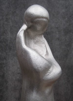 Heiligenbeeld - Maria met kind, ontwerp René Daemen. kopen? Bied vanaf 45!