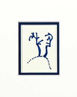 Jan Roede - Tekening, Zonder titel (met certificaat van echtheid!) verkocht voor € 50!