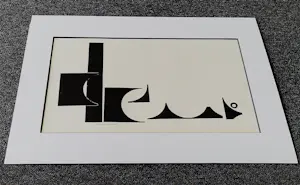 Theo Beerendonk - unieke jaren 60 reliëfdruk - abstract-geometrische compositie - gesigneerd kopen? Bied vanaf 76!