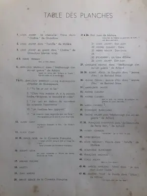 Therese Le Prat - Portfolio uit 1950 met portretten van beroemde acteurs. kaufen? Bieten Sie von 75!