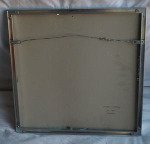 Niet of onleesbaar gesigneerd - Ingelijste gobelin , ‘Abstracte vormen’ - 1996 kopen? Bied vanaf 1!