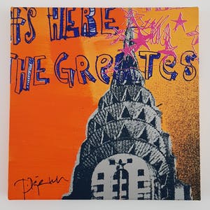 Jorg Doring - mixed media op doek handgesigneerd kopen? Bied vanaf 165!