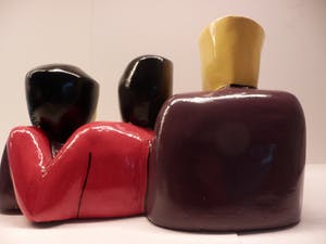Herman Brood - Sculptuur HOREN ZIEN en ZWIJGEN ZEER GROOT--35 CM BREED!!!! kopen? Bied vanaf 299!