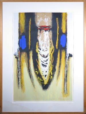 Hans Vanhorck - Lithografie, Zonder titel - Ingelijst (Groot) kopen? Bied vanaf 1!