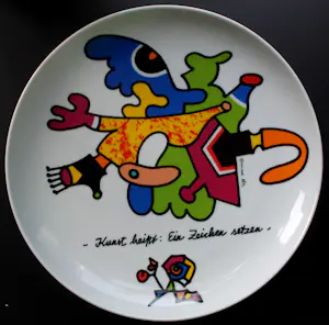 Otmar Alt - Rosenthal Otmar Alt Kunstenaarsbord 100 jaar- 1979/1980 kaufen? Bieten Sie von 59!