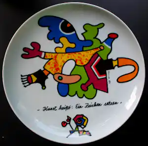 Otmar Alt - Rosenthal Otmar Alt Kunstenaarsbord 100 jaar- 1979/1980 kaufen? Bieten Sie von 59!