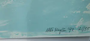 Ellie Slegten - Abstracte Bloem / Oplage 21/55 / Zeefdruk kopen? Bied vanaf 40!