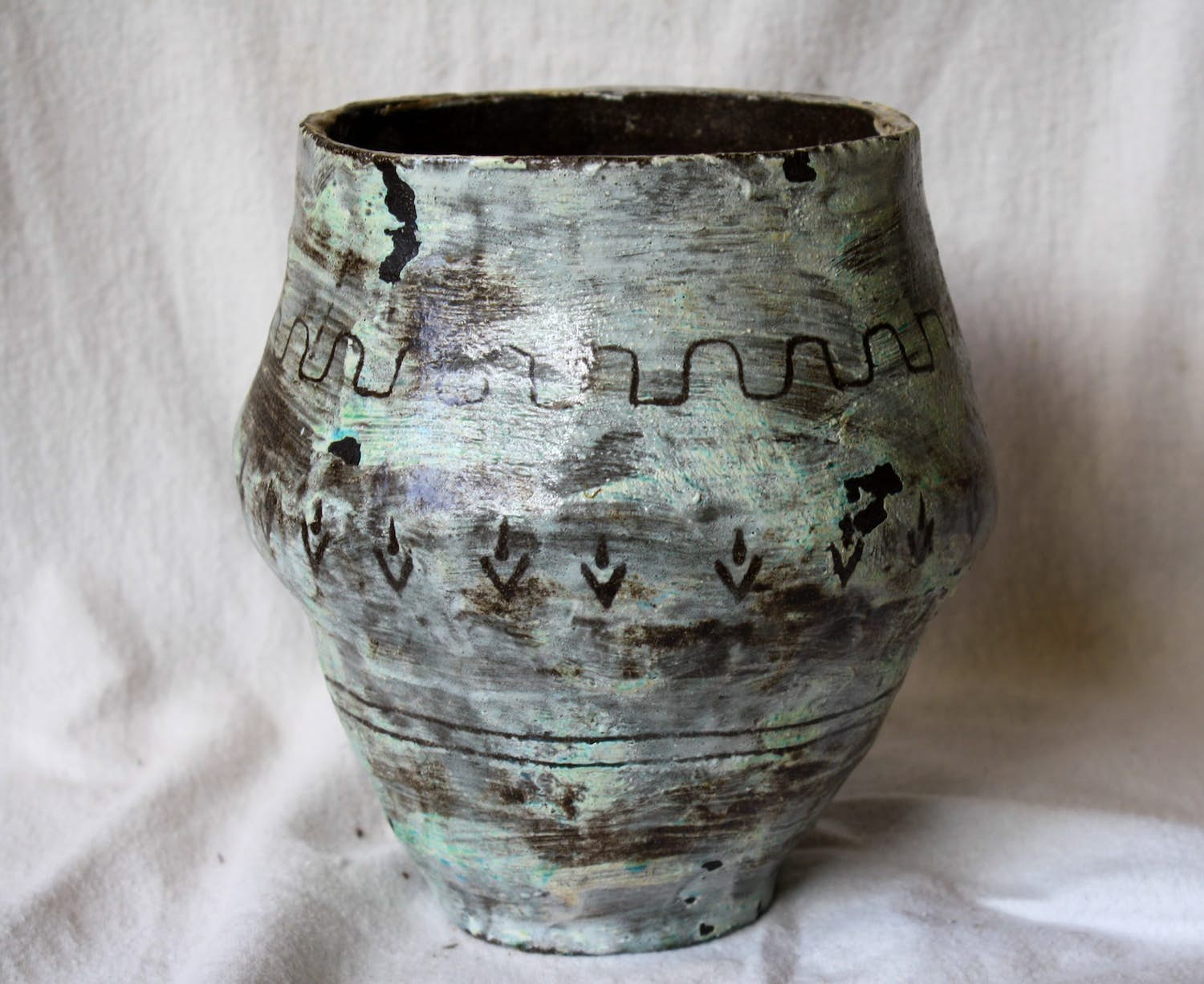 Niet of onleesbaar gesigneerd - Zeer Oude Islamitisch Urn Omstreeks 1800 kopen? Bied vanaf 1!