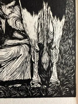 Jan Mankes - Originele Houtsnede Koemelkster 1927 kopen? Bied vanaf 185!