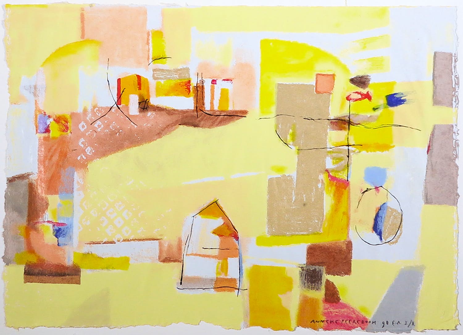 Anneke Peereboom - Zeefdruk, Zonder titel kopen? Bied vanaf 1!