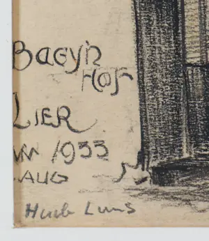 Huib Luns - Stadsgezicht Lier kopen? Bied vanaf 125!