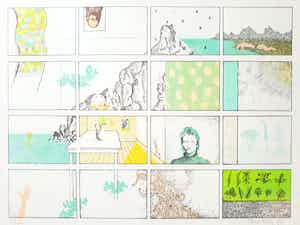 Theo Kley - Memory-achtige voorstelling, litho verkocht voor € 35!