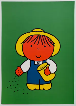 Dick Bruna - Boer Jan, offset litho (originele gelicentieerde print, copyright Mercis B.V.) kopen? Bied vanaf 50!
