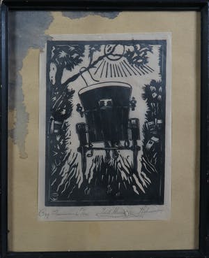 Niet of onleesbaar gesigneerd - Lot van vier diverse werken kopen? Bied vanaf 1!