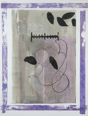 Reggy Gunn - Gemengde techniek op papier, Zonder titel kopen? Bied vanaf 1!