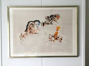 Frits Klein - Circuspaarden - Lithografie, Prachtig Ingelijst kopen? Bied vanaf 69!