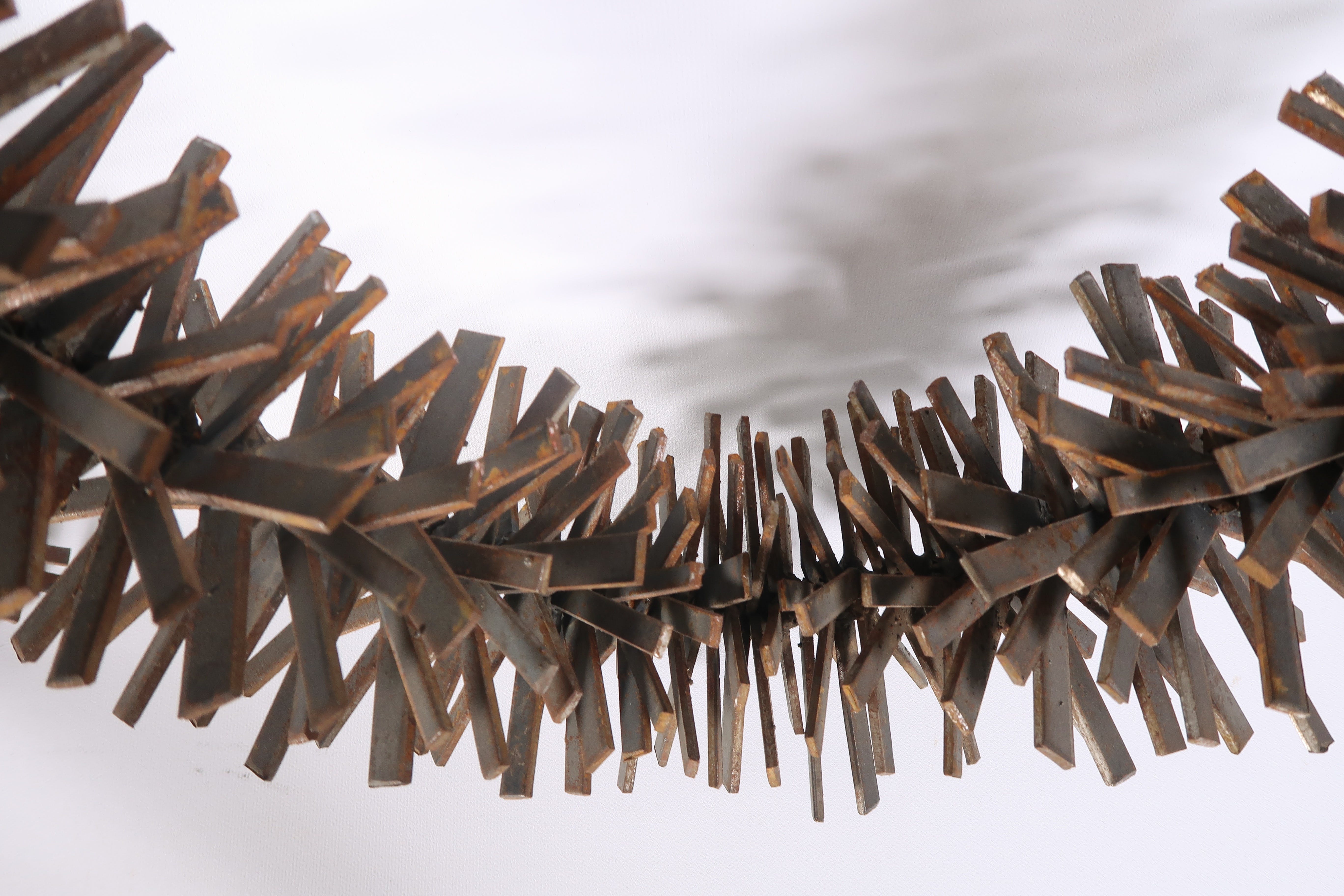 Henny van der Meer - Wandobjecten van gelast staal, Tweeluik kopen? Bied vanaf 100!