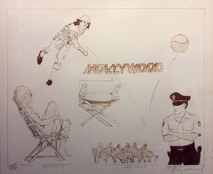 Ton Leenarts - Americh ’77 - ets en reliefdruk kopen? Bied vanaf 1!