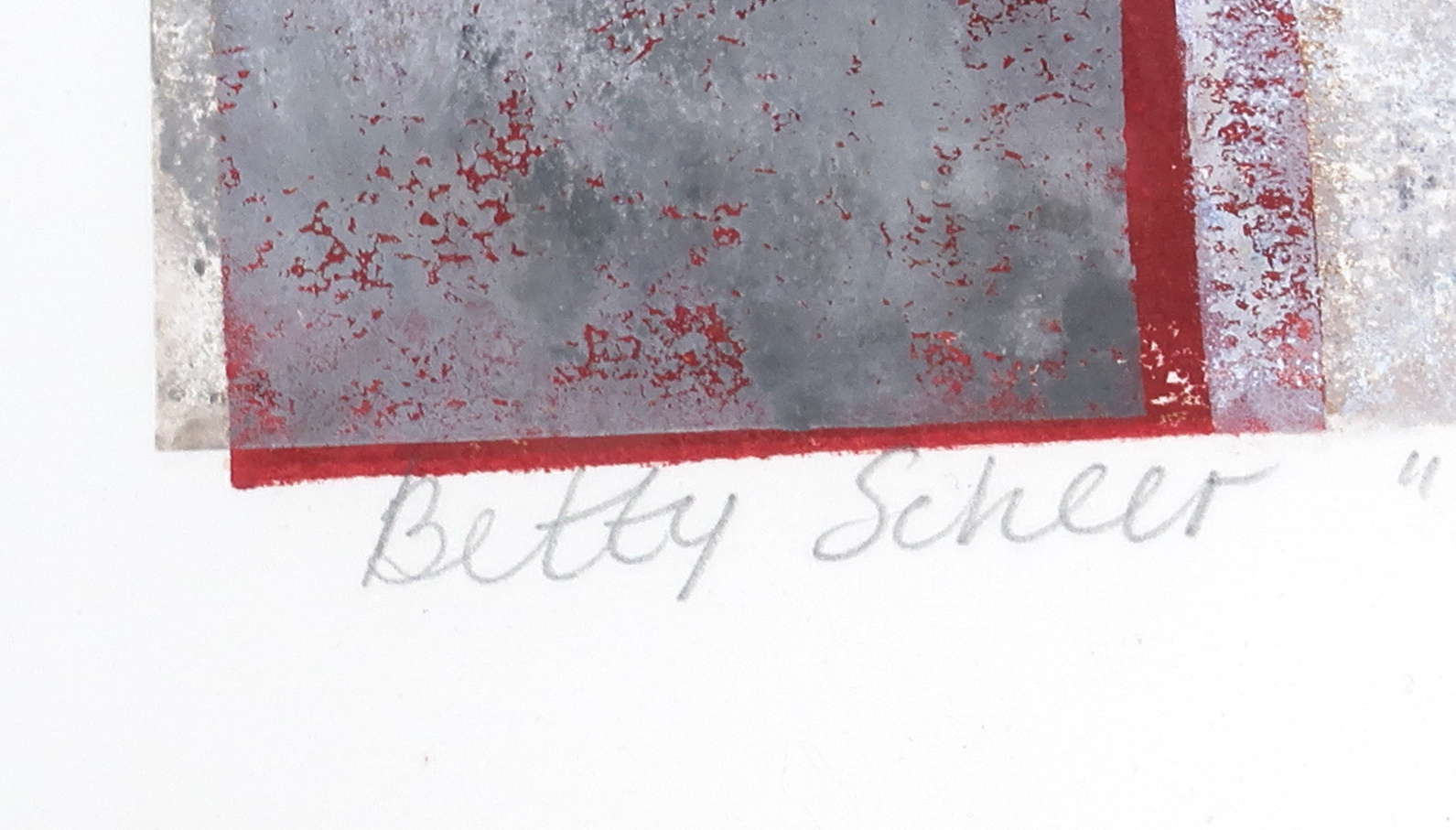 Betty Scheer - Linosnede, Vier flesjes kopen? Bied vanaf 20!