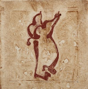 Daniel Tavenier - Ossebloedrood - 249/300 - 1992 - tampondruk op papier kopen? Bied vanaf 20!