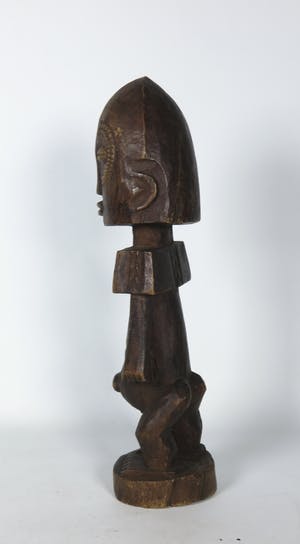 Luba - Houten vruchtbaarheidsbeeld met vierkante schouders kopen? Bied vanaf 1!