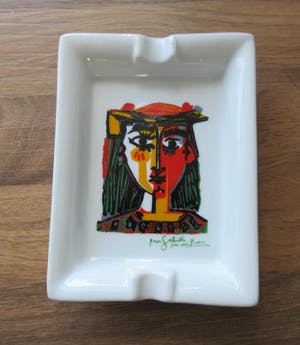 Niet of onleesbaar gesigneerd - Porseleinen asbakje Picasso - XL Art kopen? Bied vanaf 1!