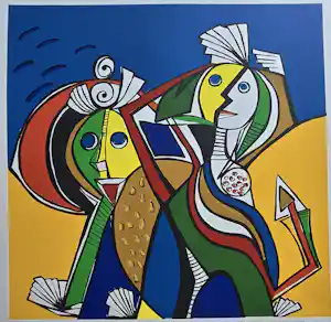 Maartje Wijngaarden - lot van 4 zeefdrukken - Handgesigneerd - 50 ex. vendu pour 100€ !
