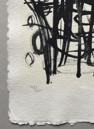 Corneille - abstracte zeefdruk - 1991 kopen? Bied vanaf 150!