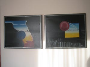 Niet of onleesbaar gesigneerd - Ruimtelandschap kopen? Bied vanaf 1!