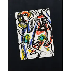 Bengt Lindstrom - Zonder titel - kleurenlitho kopen? Bied vanaf 250!