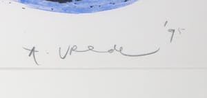 Anton Vrede - Zeefdruk, Slippin' & slidin' - Ingelijst (Groot) kopen? Bied vanaf 1!