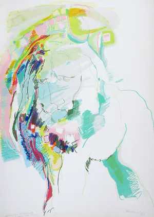 Marijke Boomsma - Zeefdruk, Philadelphia lion kopen? Bied vanaf 1!