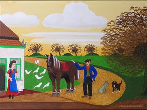 Jan Verheyen - Olieverf op doek, Lot van 3 schilderijen - Ingelijst kopen? Bied vanaf 300!