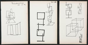 Siep van den Berg - Lot van drie abstracte composities kopen? Bied vanaf 1!