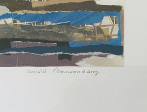 Arnold Niewendam - Tweeluik - Collage, landschap zonder titel, kopen? Bied vanaf 120!