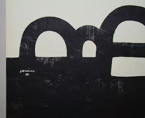 Eduardo Chillida - Chicago - 1985 - Originele tentoonstellingsposter - gesigneerd kopen? Bied vanaf 200!