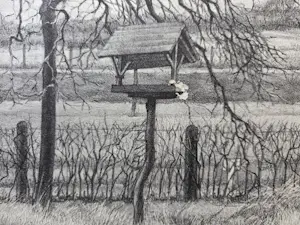 Aart van Dobbenburgh - Tuintje. 1932. kopen? Bied vanaf 20!