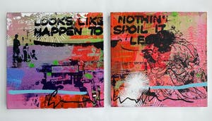 George Heidweiller - 2-Luik 2 x 30x30cm geen titel kopen? Bied vanaf 130!