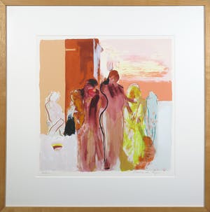 Monica van Rijn - Zeefdruk, Bathhouse - Ingelijst kopen? Bied vanaf 1!