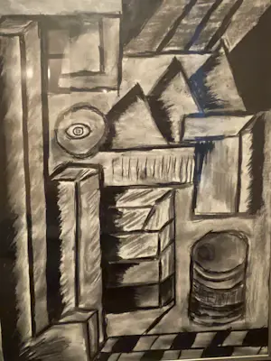 Ferry Bunder - Abstractie van een landschap kopen? Bied vanaf 100!