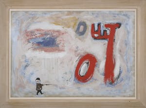 Hector Vilche - Gemengde techniek op board, Zonder titel - Ingelijst kopen? Bied vanaf 150!