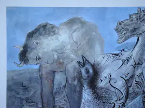 Pablo Picasso - Jong wild, paard, vogel - Offsetdruk - 1966 kopen? Bied vanaf 50!