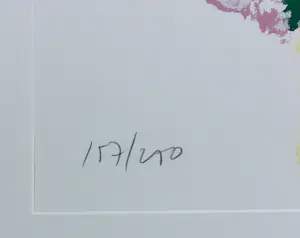 Jan Cremer - Zeefdruk, Palette des Tulipes - Ingelijst kopen? Bied vanaf 300!